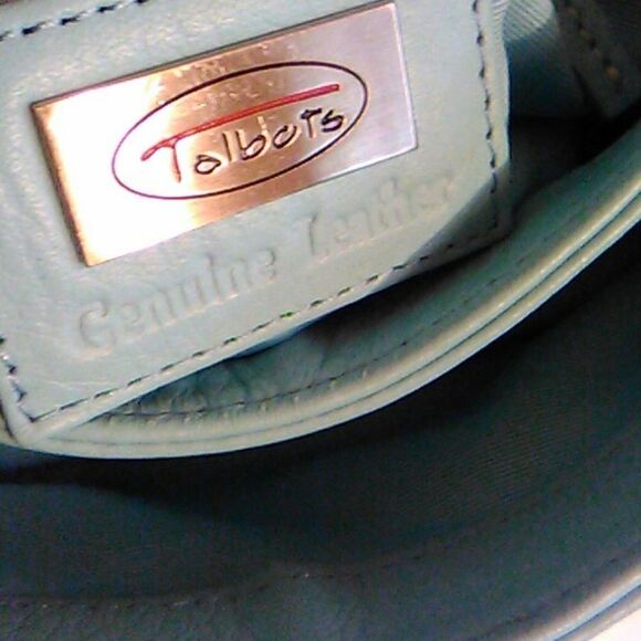 Talbots Leather  Turquoise Mini Bag - Picture 5 of 9